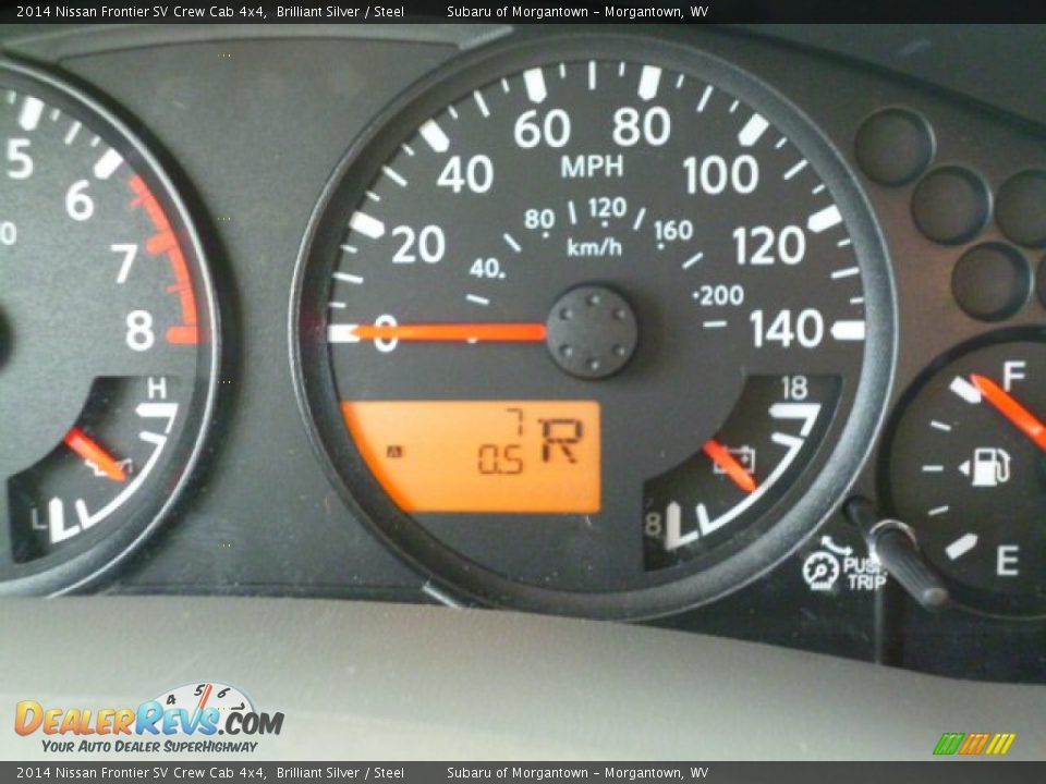 2014 Nissan Frontier SV Crew Cab 4x4 Brilliant Silver / Steel Photo #20