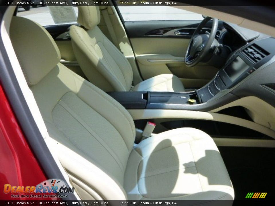 2013 Lincoln MKZ 2.0L EcoBoost AWD Ruby Red / Light Dune Photo #10