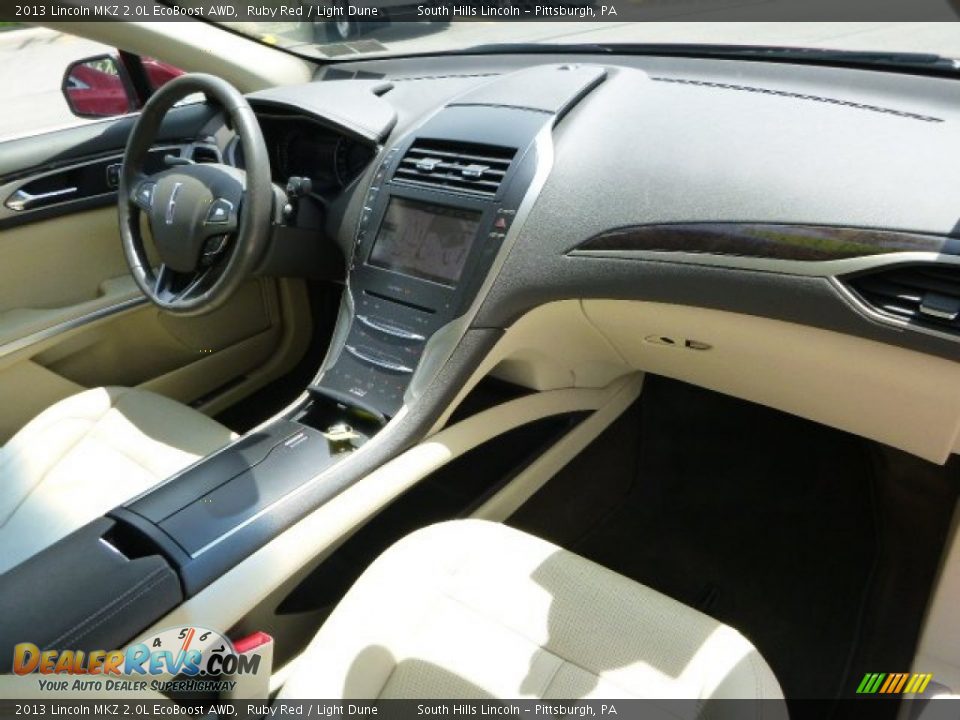 2013 Lincoln MKZ 2.0L EcoBoost AWD Ruby Red / Light Dune Photo #11