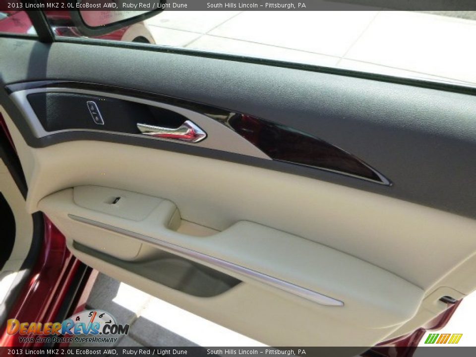 2013 Lincoln MKZ 2.0L EcoBoost AWD Ruby Red / Light Dune Photo #13