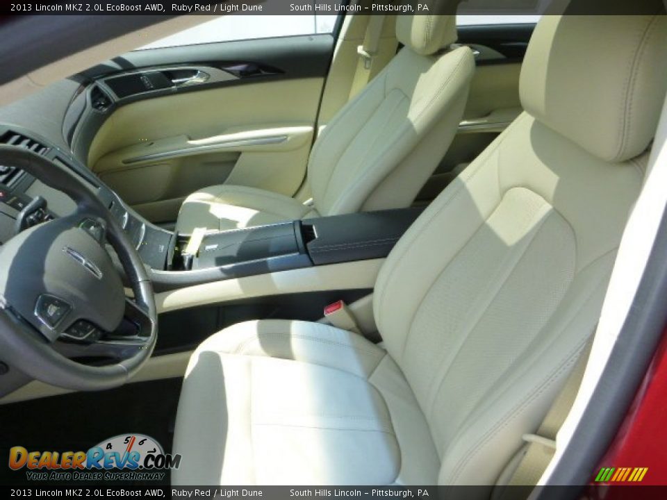 2013 Lincoln MKZ 2.0L EcoBoost AWD Ruby Red / Light Dune Photo #15