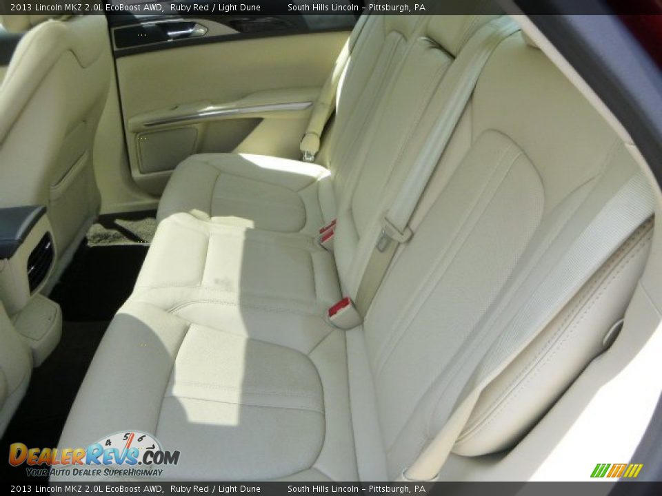 2013 Lincoln MKZ 2.0L EcoBoost AWD Ruby Red / Light Dune Photo #16