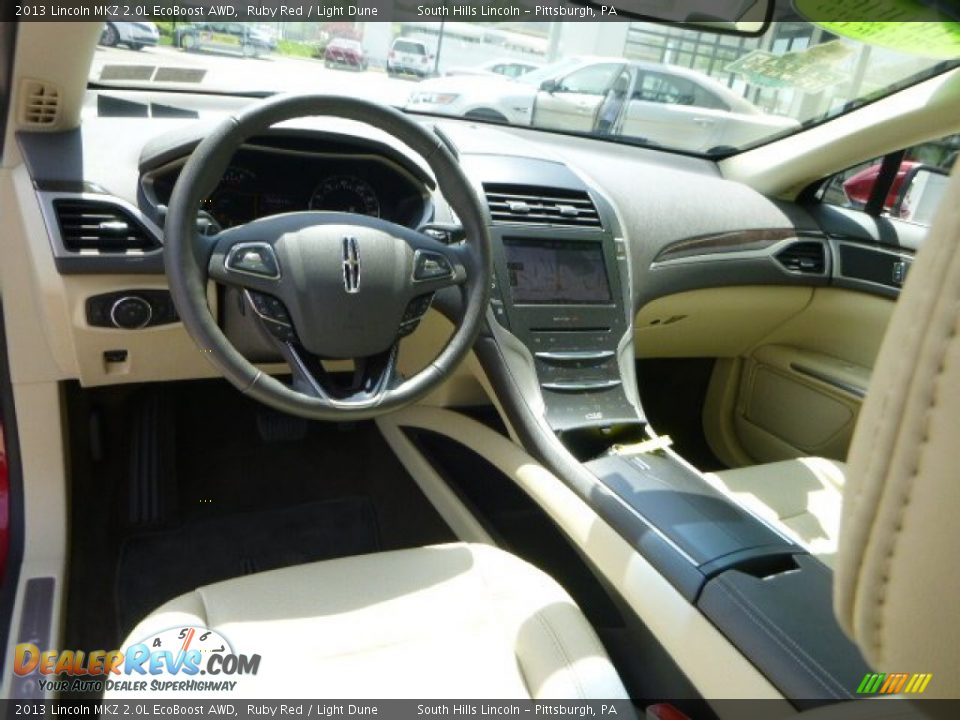 2013 Lincoln MKZ 2.0L EcoBoost AWD Ruby Red / Light Dune Photo #17