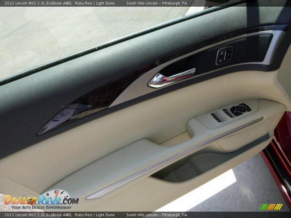 2013 Lincoln MKZ 2.0L EcoBoost AWD Ruby Red / Light Dune Photo #18
