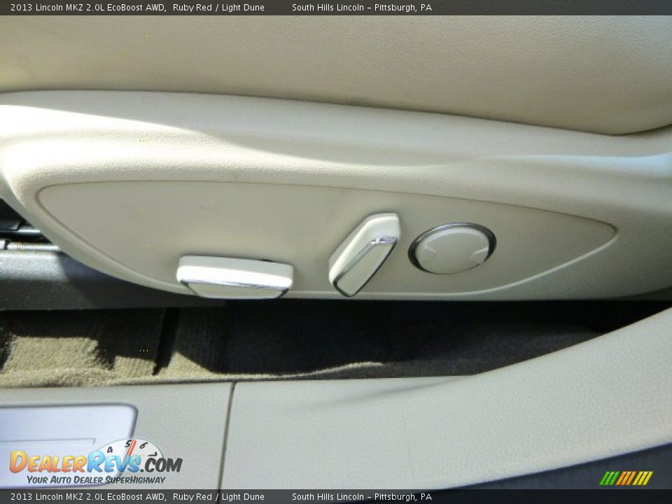 2013 Lincoln MKZ 2.0L EcoBoost AWD Ruby Red / Light Dune Photo #19