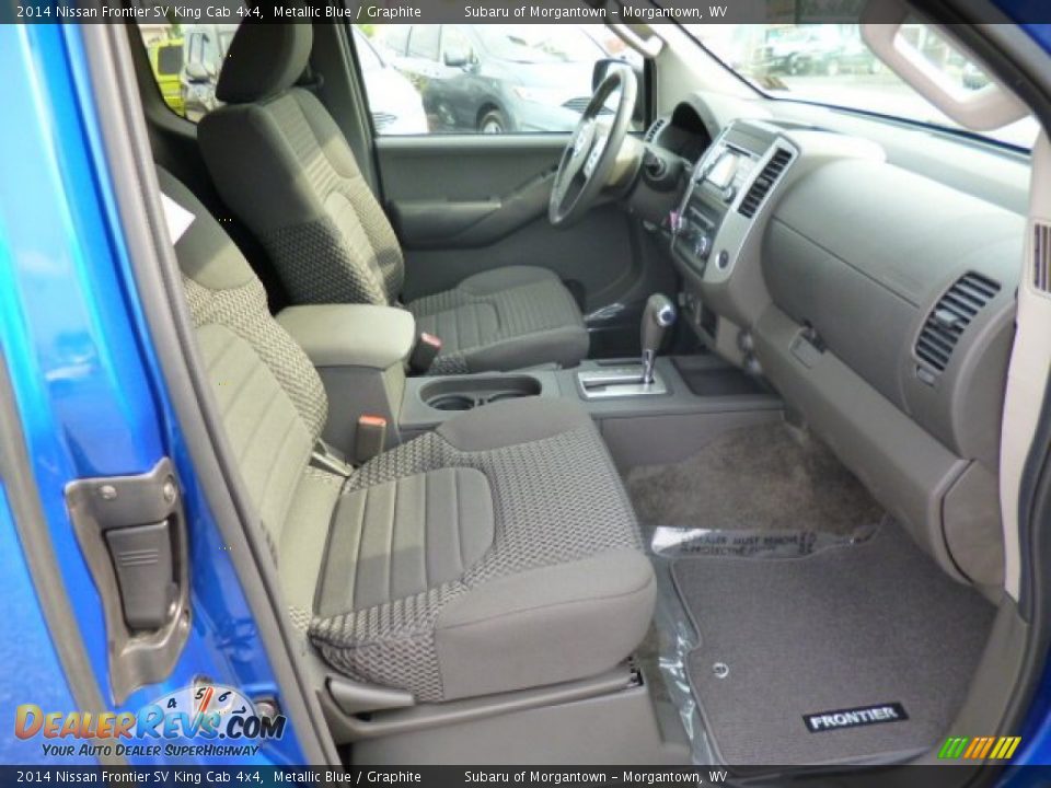 2014 Nissan Frontier SV King Cab 4x4 Metallic Blue / Graphite Photo #10