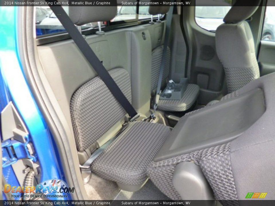 Rear Seat of 2014 Nissan Frontier SV King Cab 4x4 Photo #12