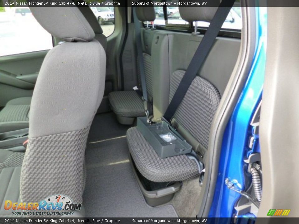 2014 Nissan Frontier SV King Cab 4x4 Metallic Blue / Graphite Photo #14