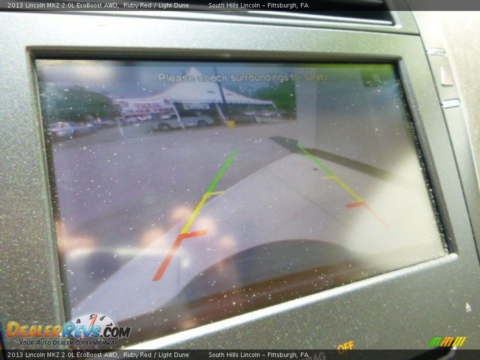 2013 Lincoln MKZ 2.0L EcoBoost AWD Ruby Red / Light Dune Photo #24