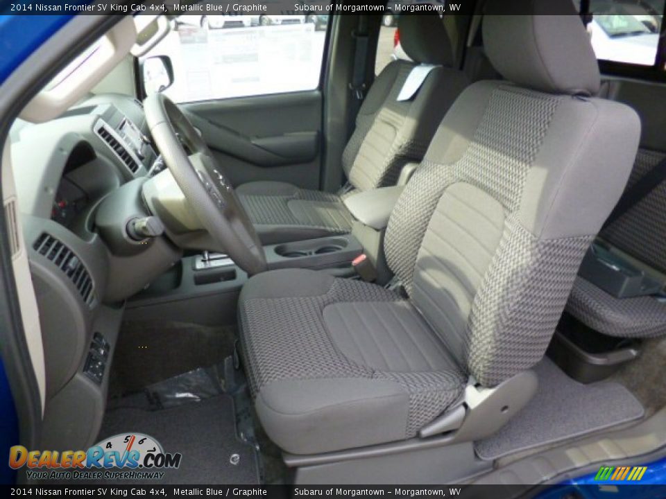 Front Seat of 2014 Nissan Frontier SV King Cab 4x4 Photo #16