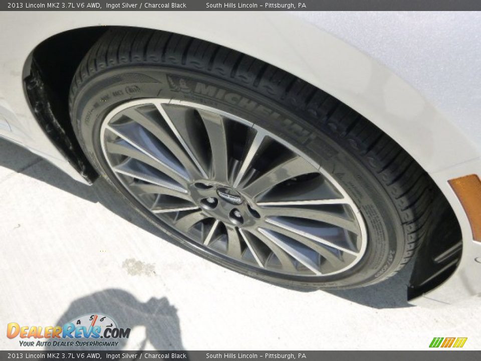 2013 Lincoln MKZ 3.7L V6 AWD Ingot Silver / Charcoal Black Photo #9