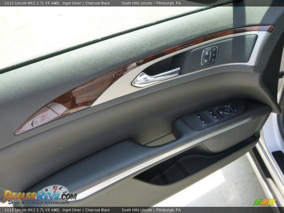 2013 Lincoln MKZ 3.7L V6 AWD Ingot Silver / Charcoal Black Photo #18