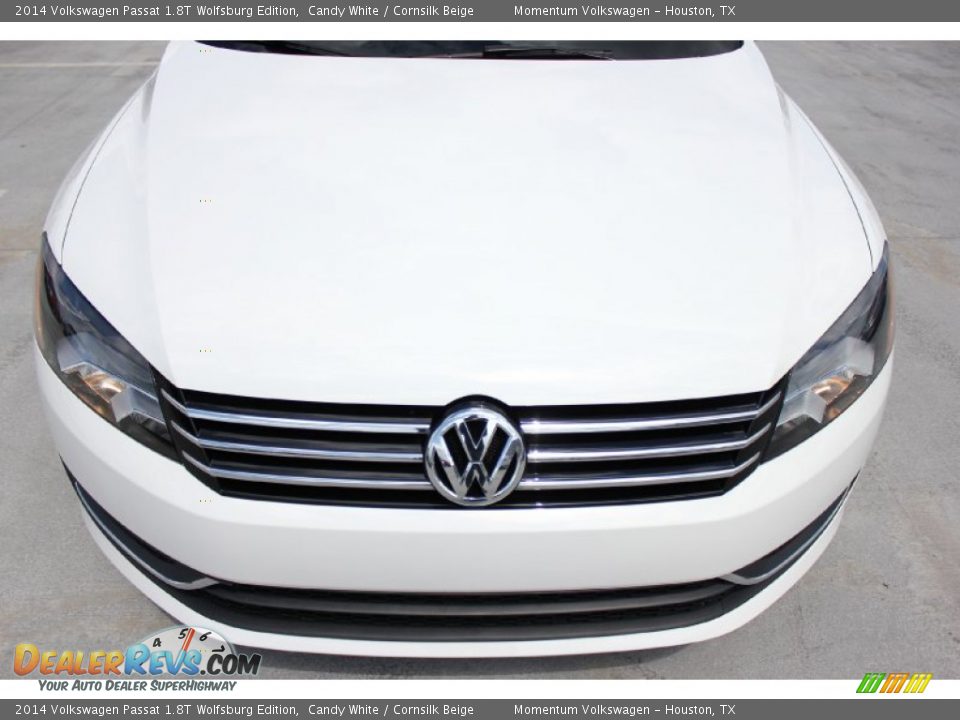 2014 Volkswagen Passat 1.8T Wolfsburg Edition Candy White / Cornsilk Beige Photo #2