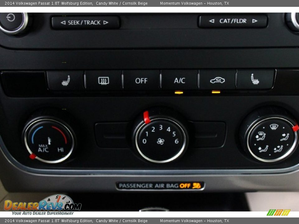2014 Volkswagen Passat 1.8T Wolfsburg Edition Candy White / Cornsilk Beige Photo #20