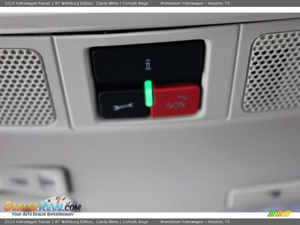 2014 Volkswagen Passat 1.8T Wolfsburg Edition Candy White / Cornsilk Beige Photo #23