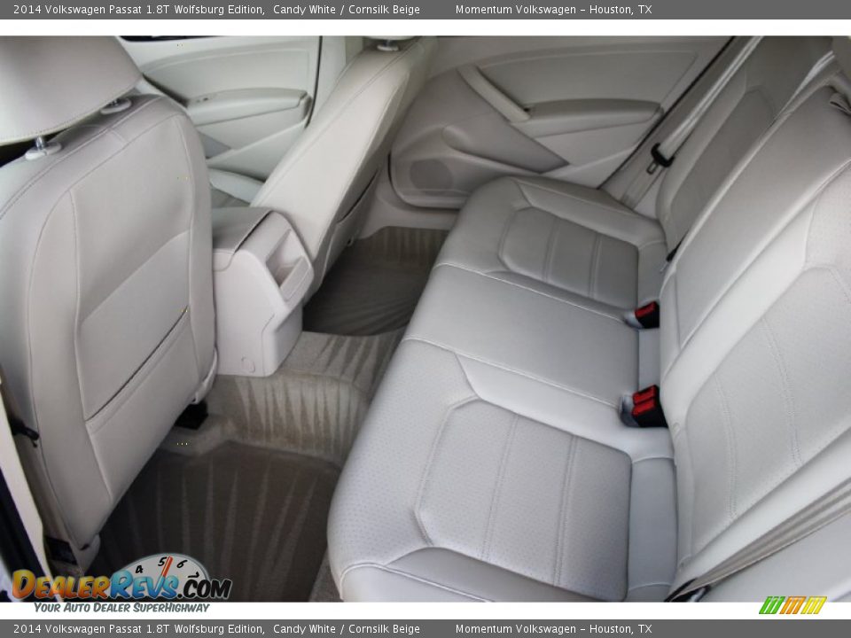 2014 Volkswagen Passat 1.8T Wolfsburg Edition Candy White / Cornsilk Beige Photo #29