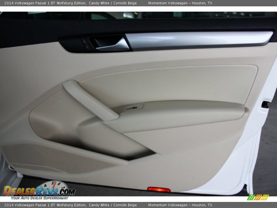 2014 Volkswagen Passat 1.8T Wolfsburg Edition Candy White / Cornsilk Beige Photo #36