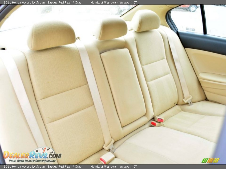 2011 Honda Accord LX Sedan Basque Red Pearl / Gray Photo #13