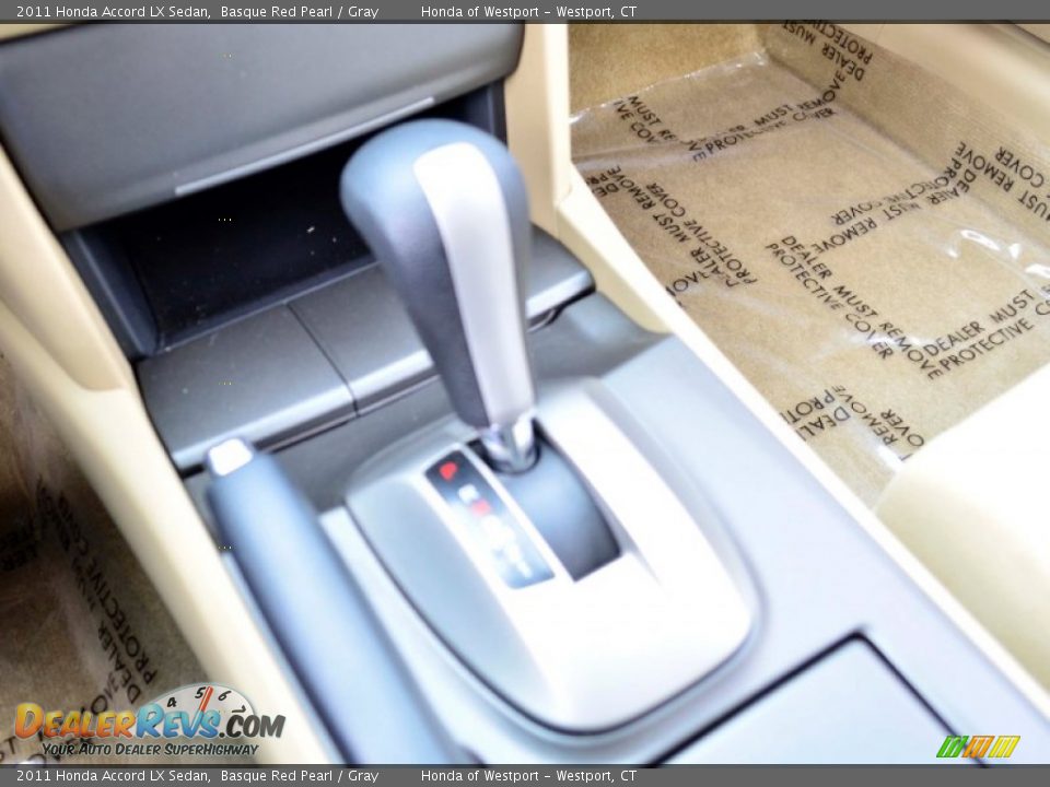 2011 Honda Accord LX Sedan Basque Red Pearl / Gray Photo #14
