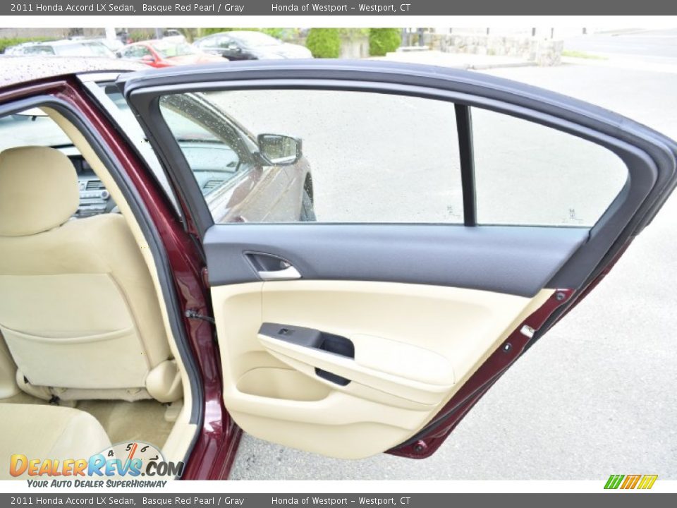 2011 Honda Accord LX Sedan Basque Red Pearl / Gray Photo #17