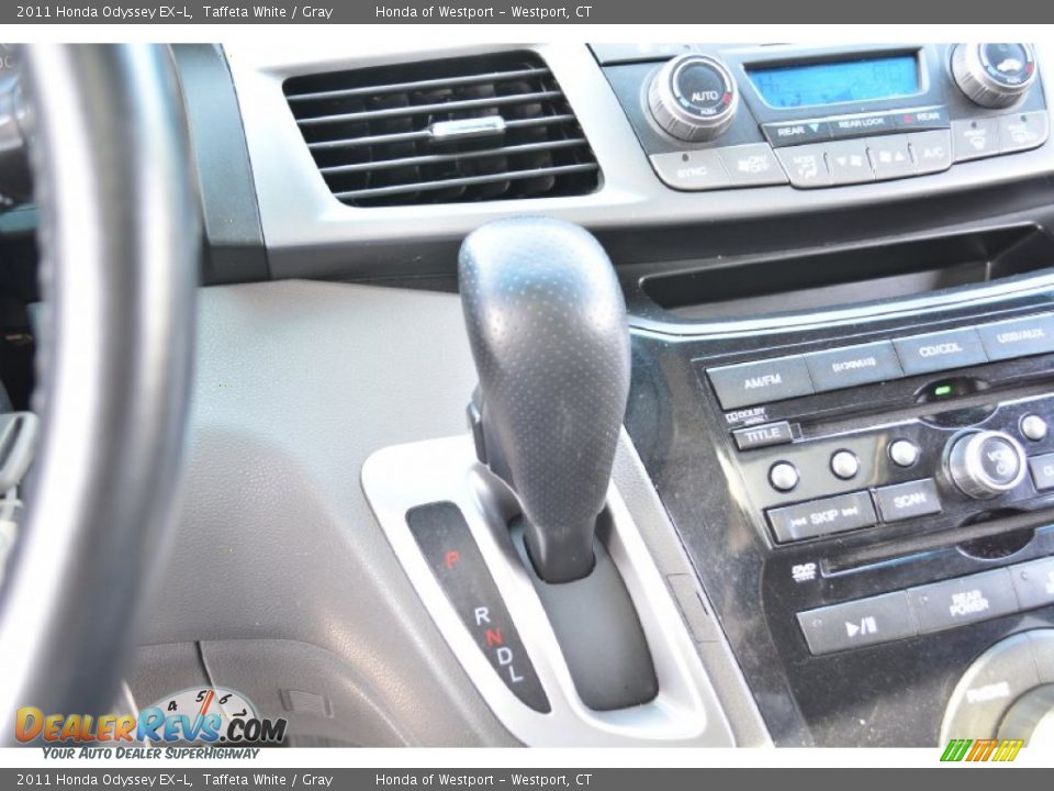 2011 Honda Odyssey EX-L Taffeta White / Gray Photo #17