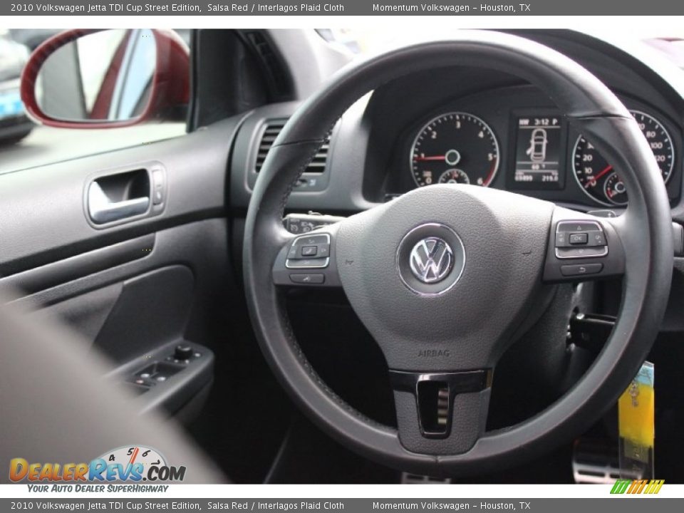 2010 Volkswagen Jetta TDI Cup Street Edition Steering Wheel Photo #31