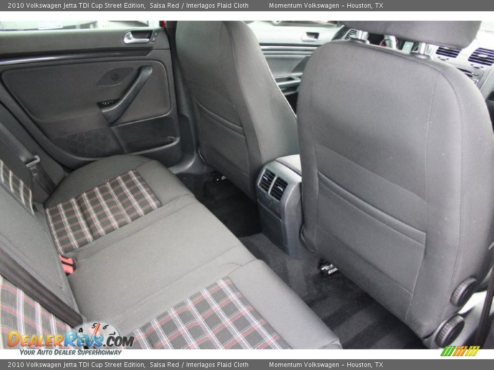 Rear Seat of 2010 Volkswagen Jetta TDI Cup Street Edition Photo #35