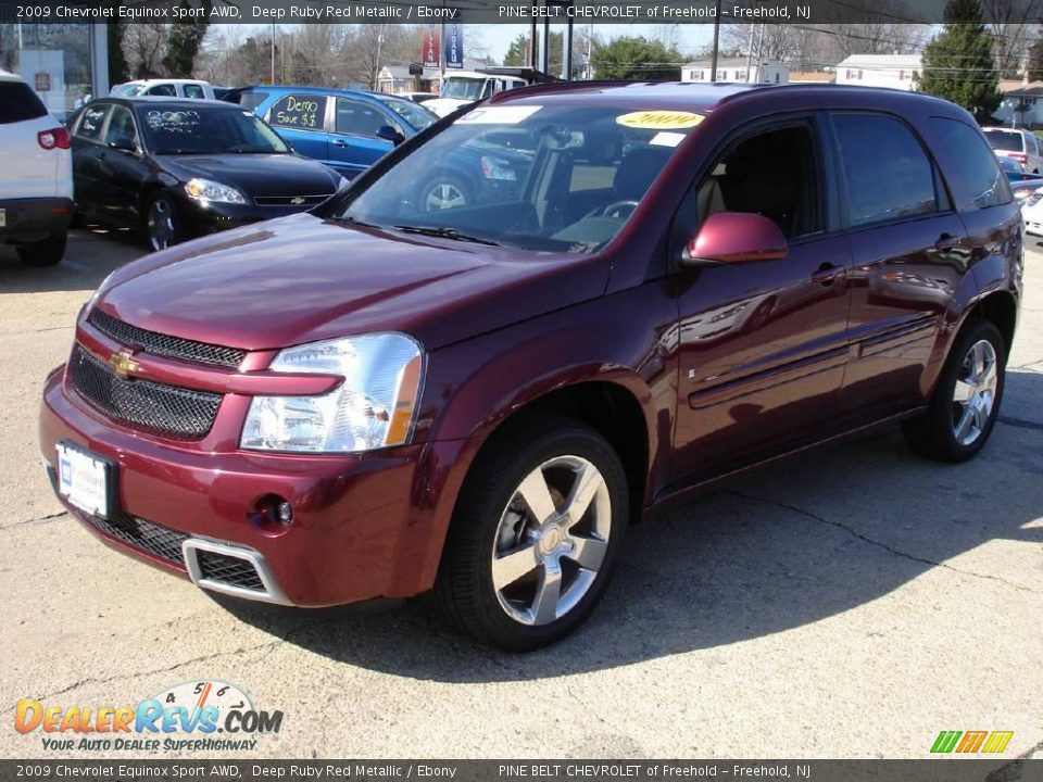 2009 Chevrolet Equinox Sport AWD Deep Ruby Red Metallic / Ebony Photo #1