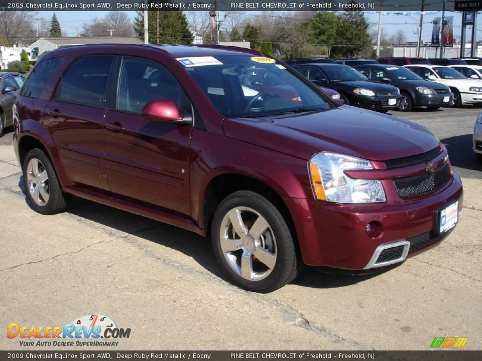 2009 Chevrolet Equinox Sport AWD Deep Ruby Red Metallic / Ebony Photo #2