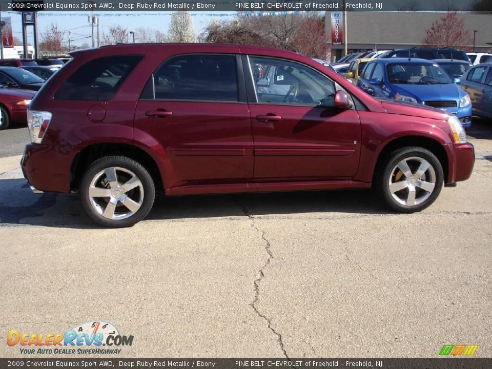 2009 Chevrolet Equinox Sport AWD Deep Ruby Red Metallic / Ebony Photo #3