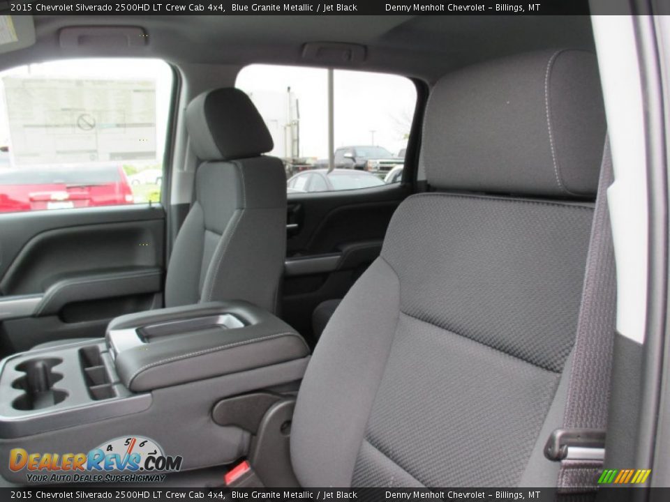 2015 Chevrolet Silverado 2500HD LT Crew Cab 4x4 Blue Granite Metallic / Jet Black Photo #12