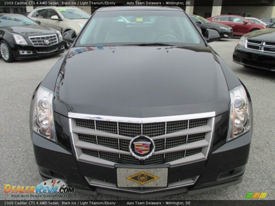 2009 Cadillac CTS 4 AWD Sedan Black Ice / Light Titanium/Ebony Photo #9