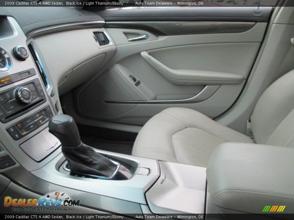 2009 Cadillac CTS 4 AWD Sedan Black Ice / Light Titanium/Ebony Photo #15