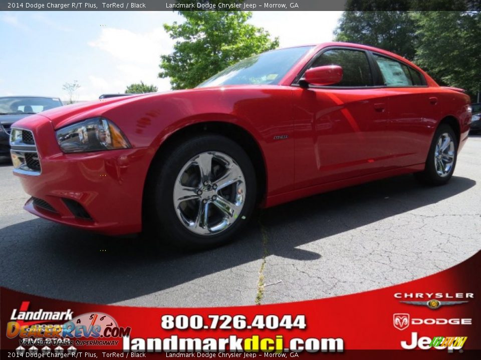2014 Dodge Charger R/T Plus TorRed / Black Photo #1