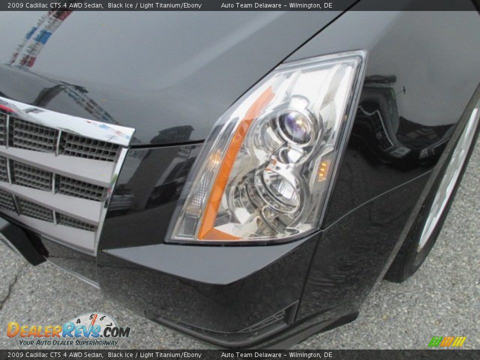 2009 Cadillac CTS 4 AWD Sedan Black Ice / Light Titanium/Ebony Photo #26