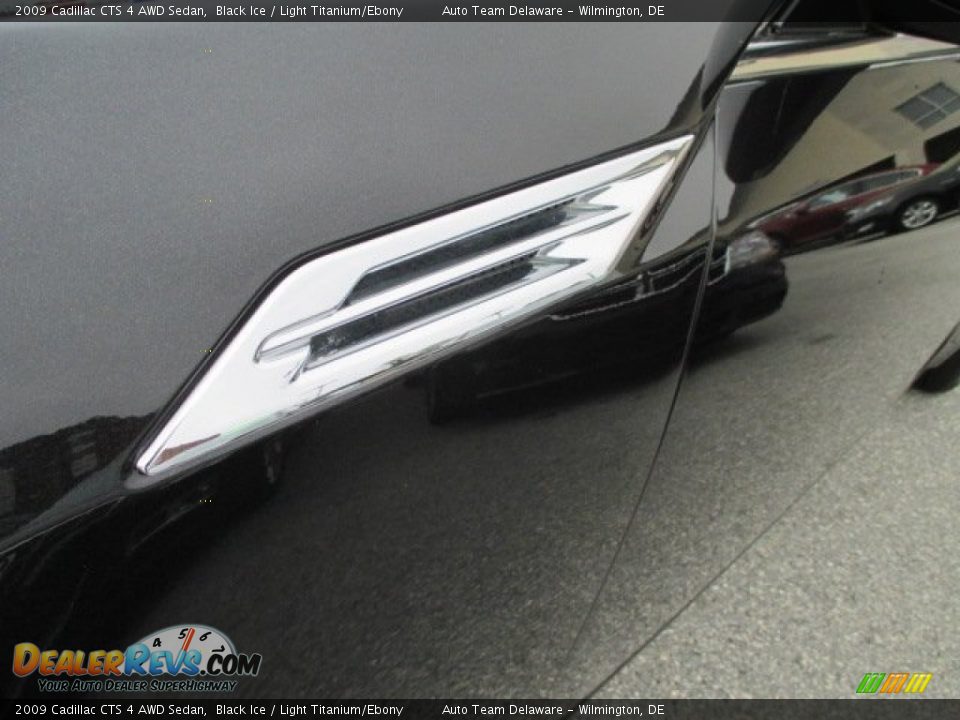 2009 Cadillac CTS 4 AWD Sedan Black Ice / Light Titanium/Ebony Photo #28