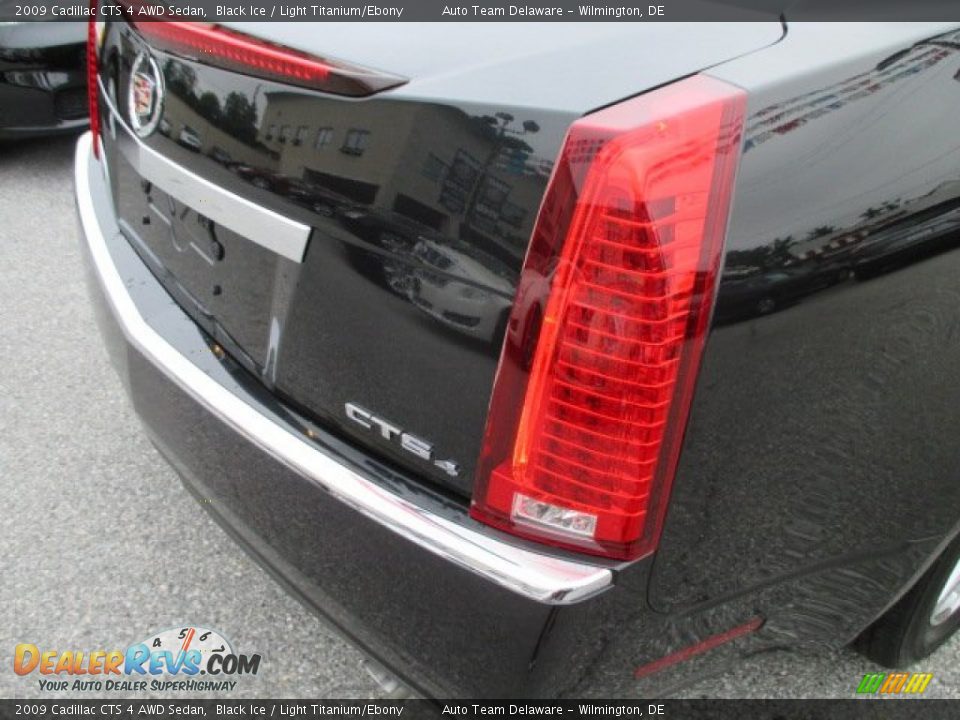 2009 Cadillac CTS 4 AWD Sedan Black Ice / Light Titanium/Ebony Photo #30