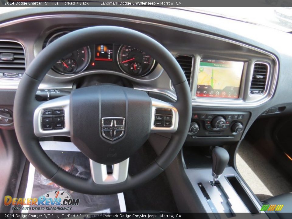 2014 Dodge Charger R/T Plus TorRed / Black Photo #9