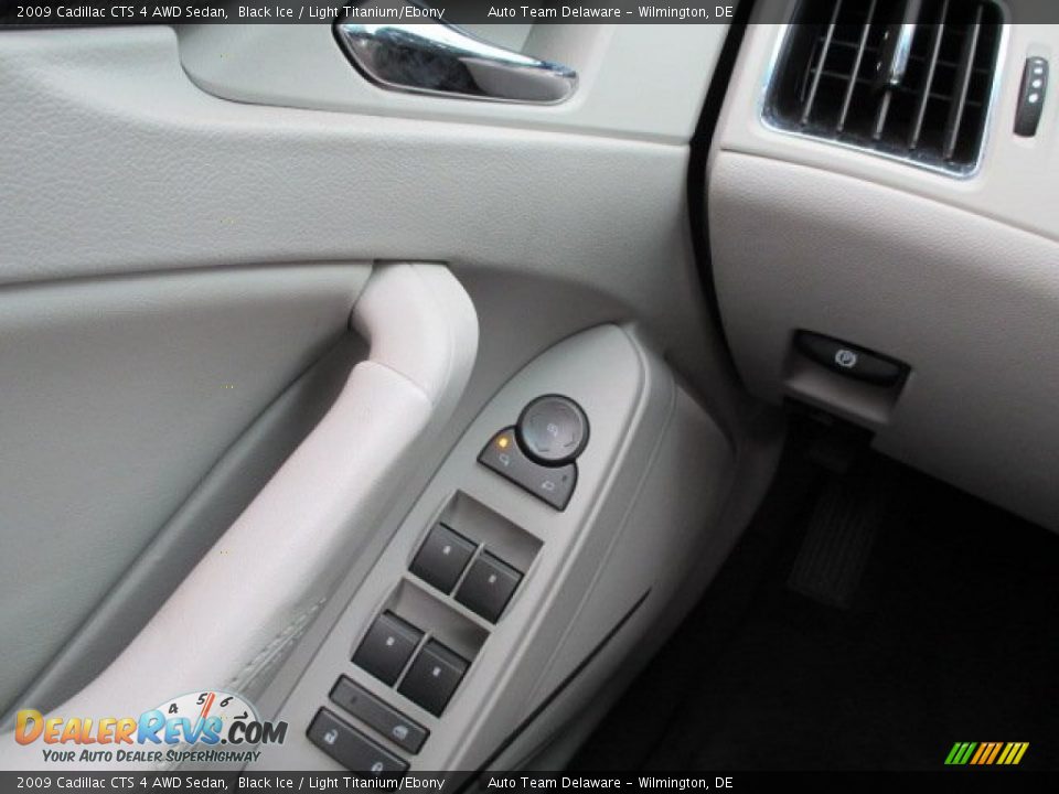 2009 Cadillac CTS 4 AWD Sedan Black Ice / Light Titanium/Ebony Photo #32