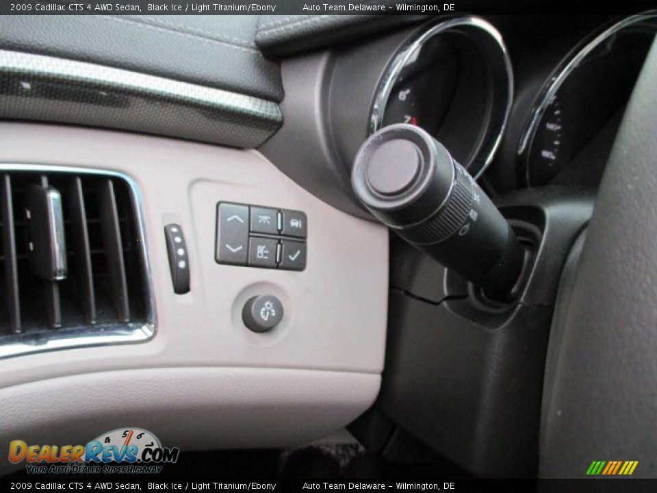 2009 Cadillac CTS 4 AWD Sedan Black Ice / Light Titanium/Ebony Photo #33
