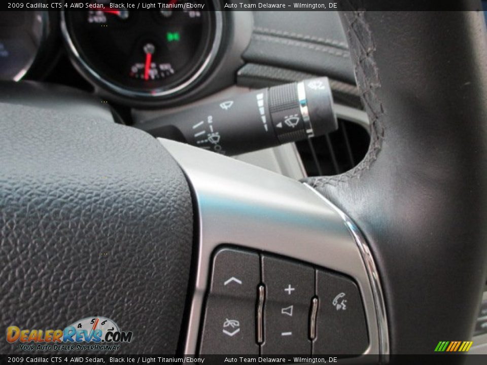 2009 Cadillac CTS 4 AWD Sedan Black Ice / Light Titanium/Ebony Photo #35