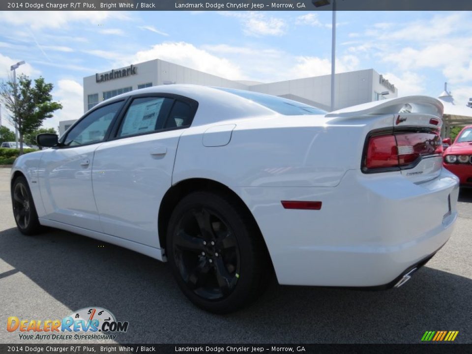 2014 Dodge Charger R/T Plus Bright White / Black Photo #2