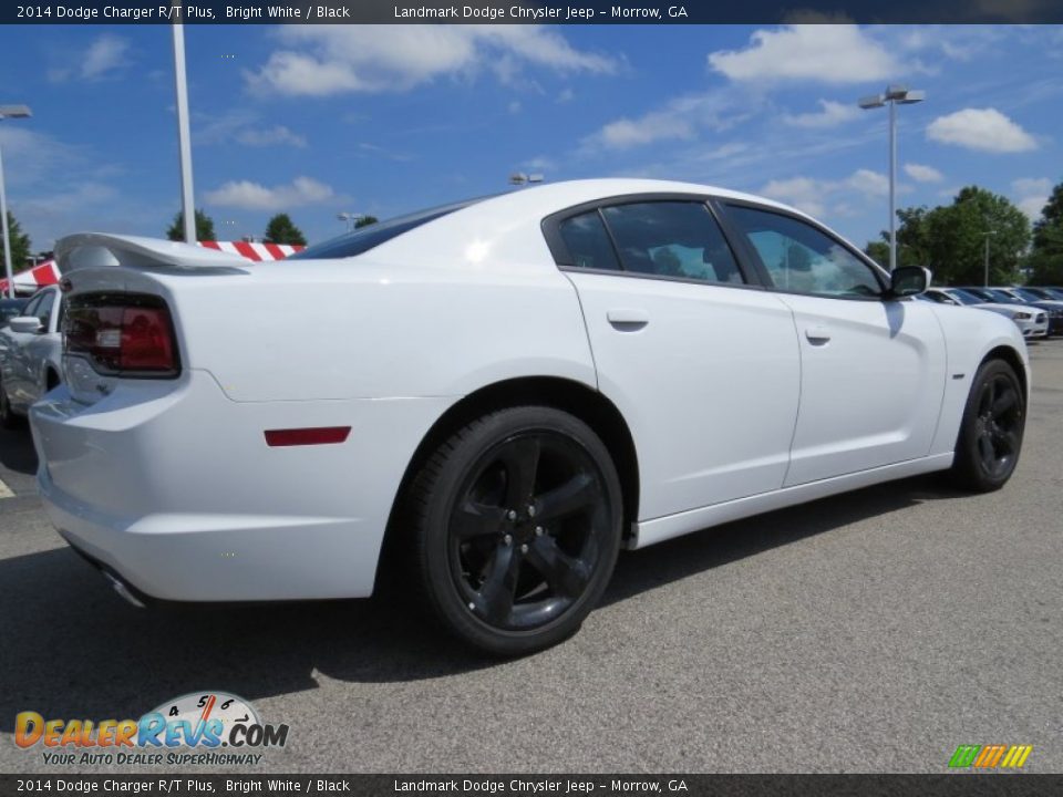 2014 Dodge Charger R/T Plus Bright White / Black Photo #3