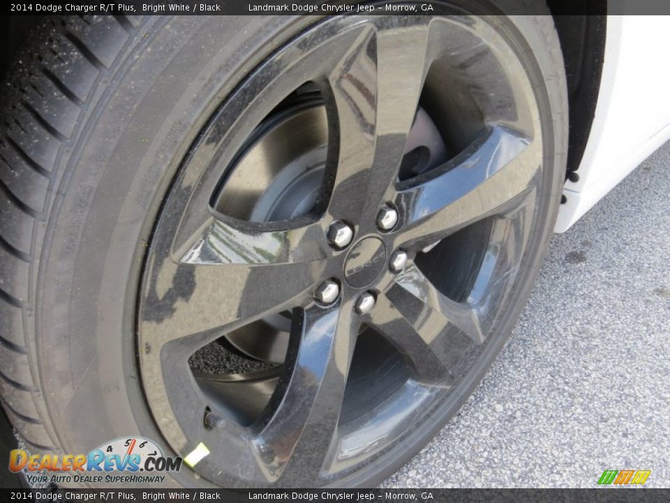 2014 Dodge Charger R/T Plus Bright White / Black Photo #5