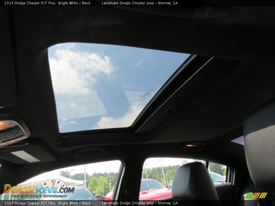 2014 Dodge Charger R/T Plus Bright White / Black Photo #9