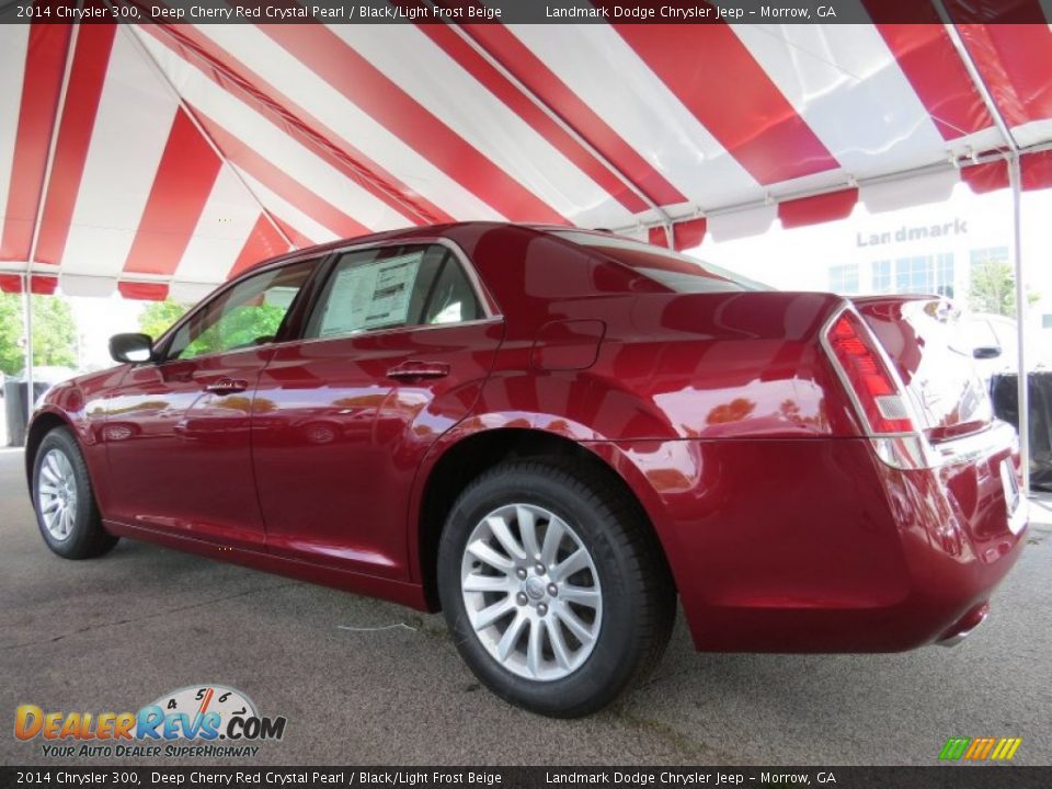 2014 Chrysler 300 Deep Cherry Red Crystal Pearl / Black/Light Frost Beige Photo #2