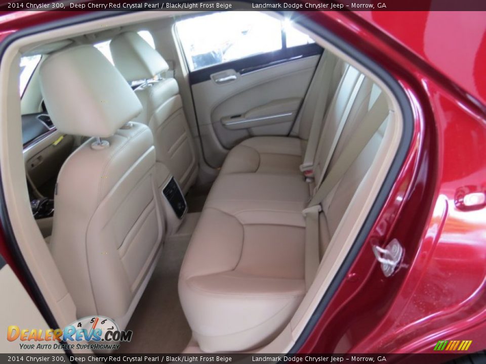 2014 Chrysler 300 Deep Cherry Red Crystal Pearl / Black/Light Frost Beige Photo #8