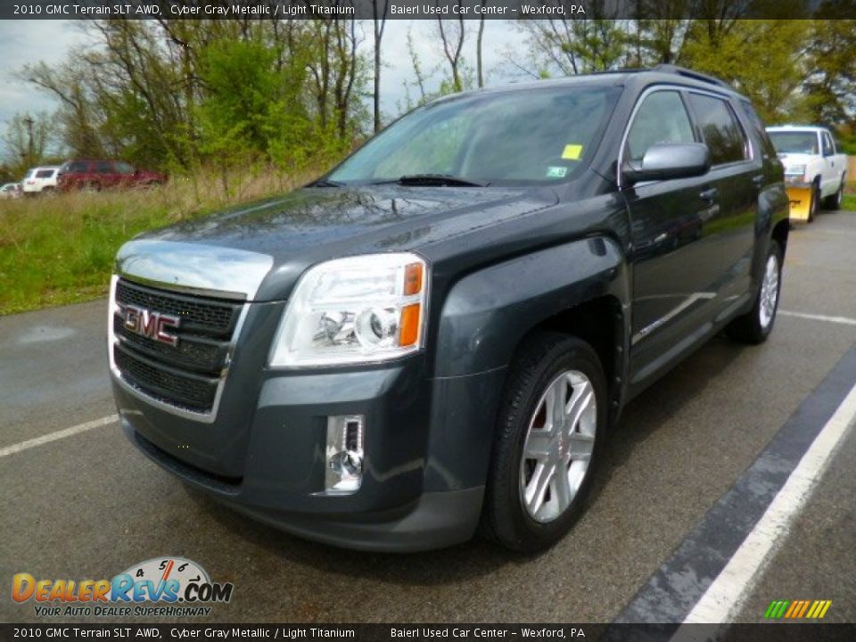 2010 GMC Terrain SLT AWD Cyber Gray Metallic / Light Titanium Photo #2
