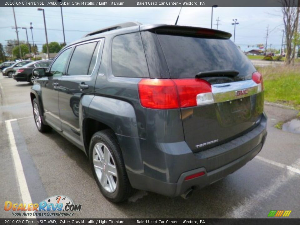 2010 GMC Terrain SLT AWD Cyber Gray Metallic / Light Titanium Photo #3