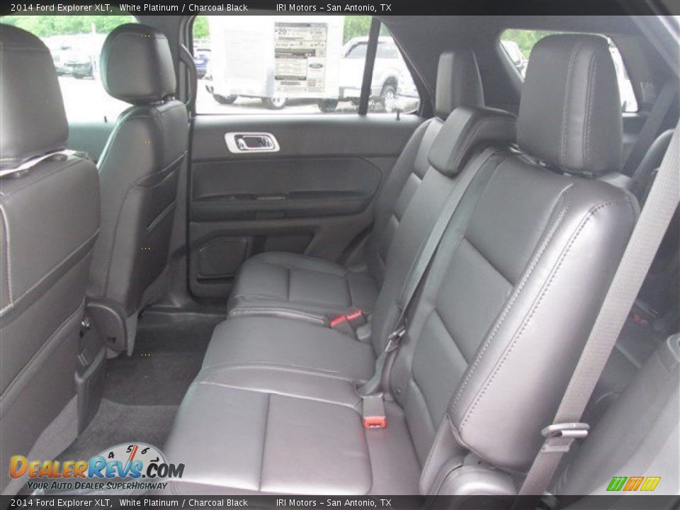 2014 Ford Explorer XLT White Platinum / Charcoal Black Photo #11